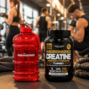 Pack Creatina monohidratada 1kg y Botellon rojo 2ltrs Fast Nutrition