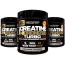 Pack 3 Creatina Monohidratadas 300gr Fast Nutrition Turbo