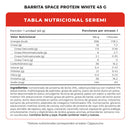 Barrita Space Protein White 45 Grs - Suples.cl