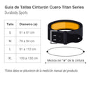 Cinturón de Cuero Serie Titan Gris Durabody - Suples.cl