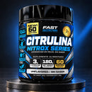 Citrulina Nitrox Series Fast Nutrition, 60 porciones sin sabor