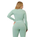 Conjunto Top + Leggins Seamless Mujer Menta Durabody - Suples.cl