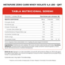 Metapure Zero Carb Whey Isolate 4,4 Lbs / 66 Serv QNT - Suples.cl
