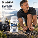 MultiTest Pro NutriVital | Wellness series para Hombres, con Ginseng, Fenogreco y Zinc