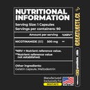 NAD+ Pro Nicotinamide 90 Cápsulas – GREATLHETE - Suples.cl