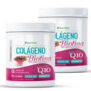 Pack 2 Colágenos Hidrolizado Q10 + Cúrcuma y Biotina 300g Nutrivital