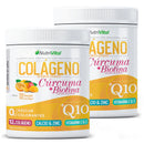 Pack 2 Colágenos Hidrolizado 12g + Biotina + Coenzima Q10 300 Grs Nutrivital