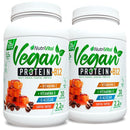 Pack 2 Vegan Protein + B12 2.2lbs 30 Serv Nutrivital - Suples.cl