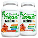 Pack 2 Vegan Protein + B12 2.2lbs 30 Serv Nutrivital - Suples.cl
