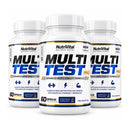 Pack 3 Multi Test Pro NutriVital, tres frascos de 60 cápsulas