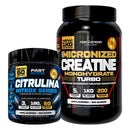 Pack Citrulina Nitrox Series 180 g + Creatina Turbo 1 kg Fast Nutrition