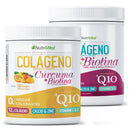 Pack Colágeno Hidr. Q10 + Cúrcuma y Biotina 300g + Colágeno Hidr. + Biotina + Q10 300g Nutrivital - Suples.cl