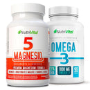 Pack Penta 5 Magnesio 60 Cápsulas + Omega 3 90 Cápsulas Nutrivital - Suples.cl