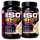 Pack 2 100% Iso Whey Woman 2 Lbs con Colágeno y Biotina Fast Nutrition