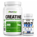 Pack Creatina Monohidratada 1Kg + Multi Test Pro 60 Caps Nutrivital