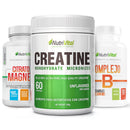 Pack Creatina Monohidrato 300g + Complejo B 100 Caps + Citrato de Magnesio 60 Caps Nutrivital