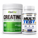 Pack Creatina Monohidratada 300g + Multi Test Pro 60 Caps Nutrivital