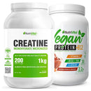 Pack Proteína Vegana Nutrivital con Vitaminas 2.2 Lbs + Creatina Monohidratada 1 Kg Nutrivital