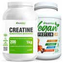 Pack Proteína Vegana Nutrivital con Vitaminas 2.2 Lbs + Creatina Monohidratada 1 Kg Nutrivital
