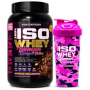 Pack Iso Whey Woman 2 lbs + Shaker Camo Pink Woman 700ml Fast Nutrition