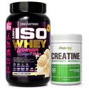 Pack Iso Whey Woman 2 Lbs + Creatina Monohidratada 300g Nutrivital