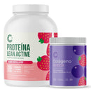 Pack Proteína Vegetal Lean Active 30 Serv + Colágeno Antiox 300g Cáscara Foods