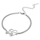 Pulsera Corazón Fitness Plateada Jungle Fit - Suples.cl