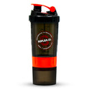 Shaker Suples 3x1 Negro con Rojo 500 Ml - Suples.cl