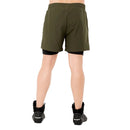 Short Dos Capas Hombre Verde Oscuro Durabody - Suples.cl