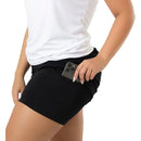 Short Dos Capas Mujer Negro Durabody - Suples.cl