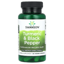 Turmeric Black Pepper - Cúrcuma y Pimienta Negra - 60 Cápsulas Swanson - Suples.cl