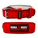 Cinturón de Cuero Serie Titan Rojo Durabody - Suples.cl