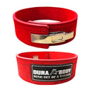 Cinturón Palanca Hardcore Series Power Lifting Belt Durabody Rojo - Suples.cl