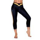 Leggins Capri Durabody Black Gold Active Wear - Suples.cl