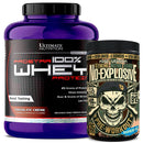Pack Prostar Whey Protein 5,28 Lbs Chocolate + Pre Workout N.O.Explosive 350g