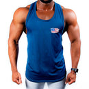 Polera Sin Mangas Muscle Balance Azul Durabody Hombre - Suples.cl