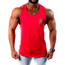 Polera Sin Mangas Muscle Balance Roja Durabody Hombre - Suples.cl