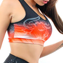 Top Sport Bra Durabody Orange Rainbow Active Wear - Suples.cl