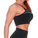 Top Sport Bra Skull Grind Negro Black Skull - Suples.cl