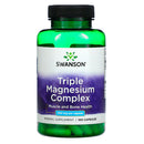 Triple Magnesium Complex 400 Mg 100 Caps Swanson - Suples.cl